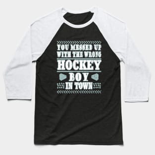 Hockey Street Equipment Hockey Stick Friends Baseball T-Shirt